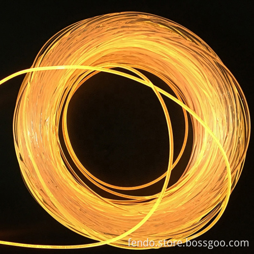3.5mm Multicolor IP30 LED Car Decorative Interior EL Wire Atmosphere Lights Strip